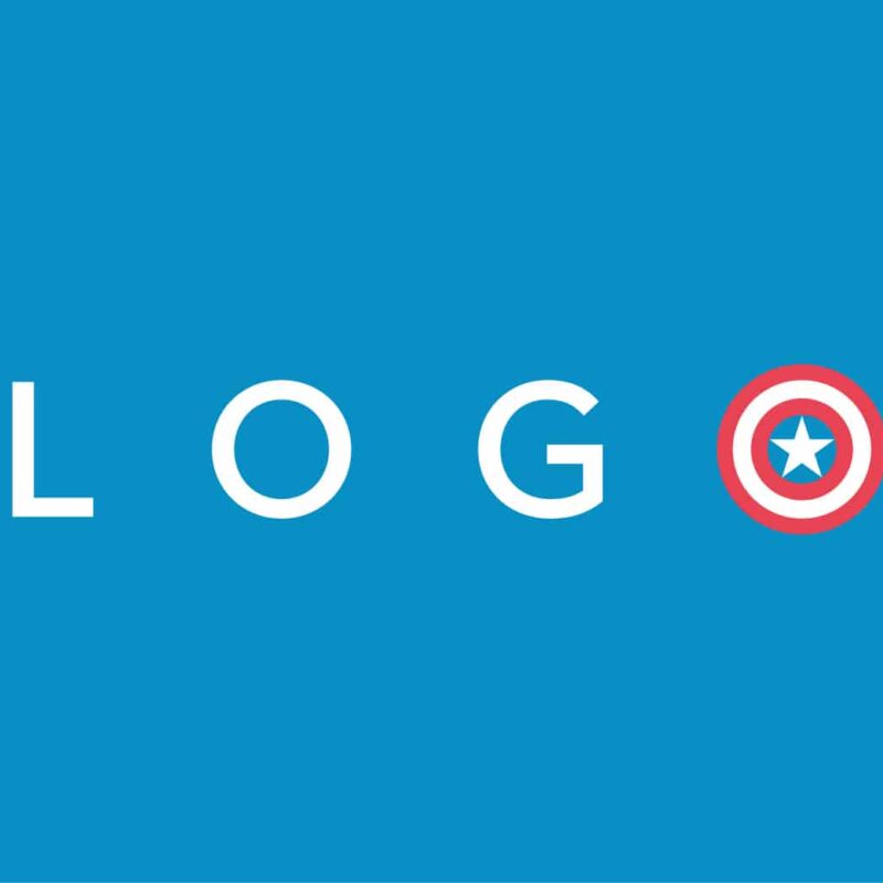 Logo Design: Superhero logo design, Captain America