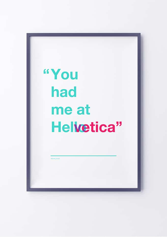 “You had me at Helvetica”- Gorilla Giveaway